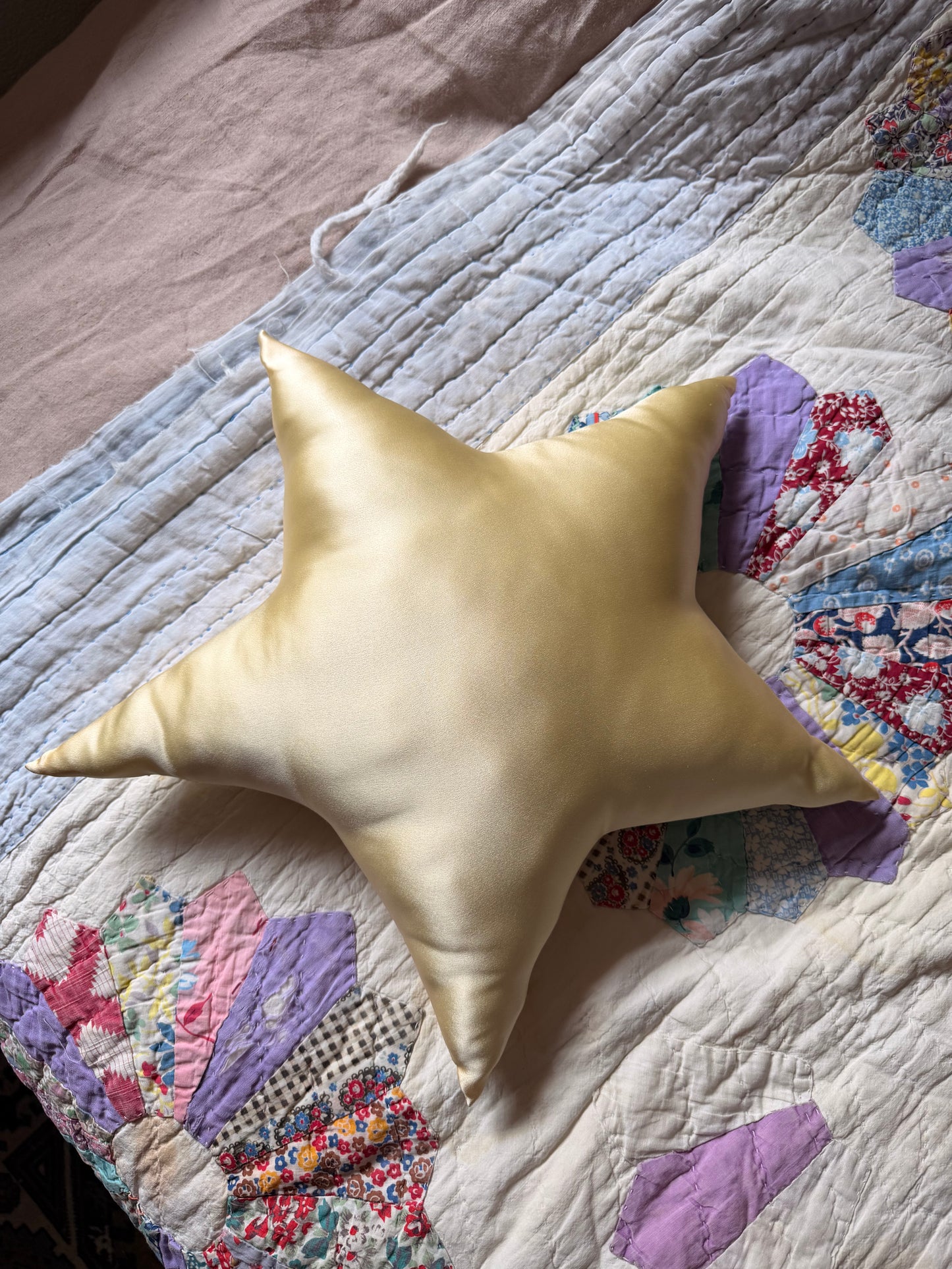 Silk Star Pillow
