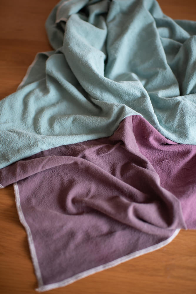 Raw Silk Patchwork Scarf