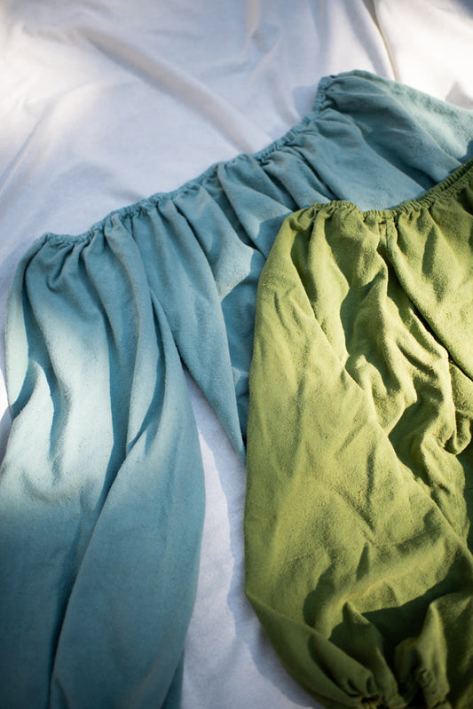 Small Batch of Dyed Raw Silk Dresses