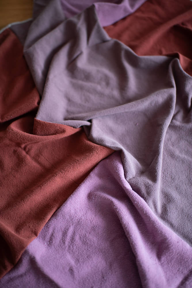 Raw Silk Patchwork Scarf