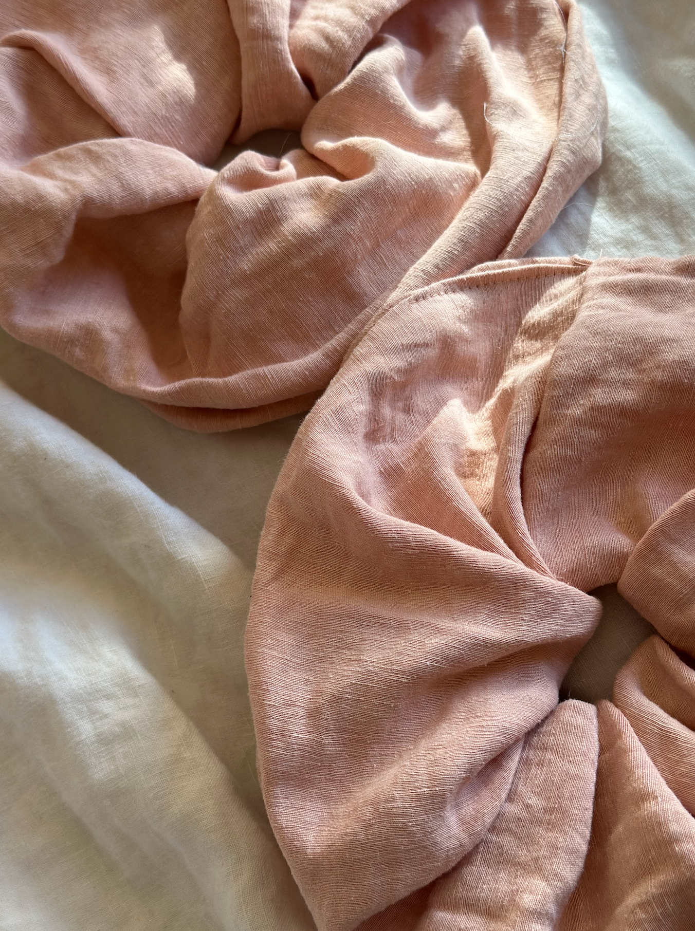 Signature Honeydove Silk Scrunchie