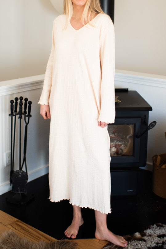 Cotton Pointelle Dress