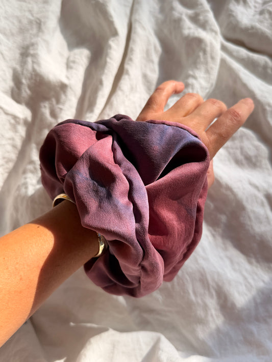 Signature Honeydove Silk Scrunchie