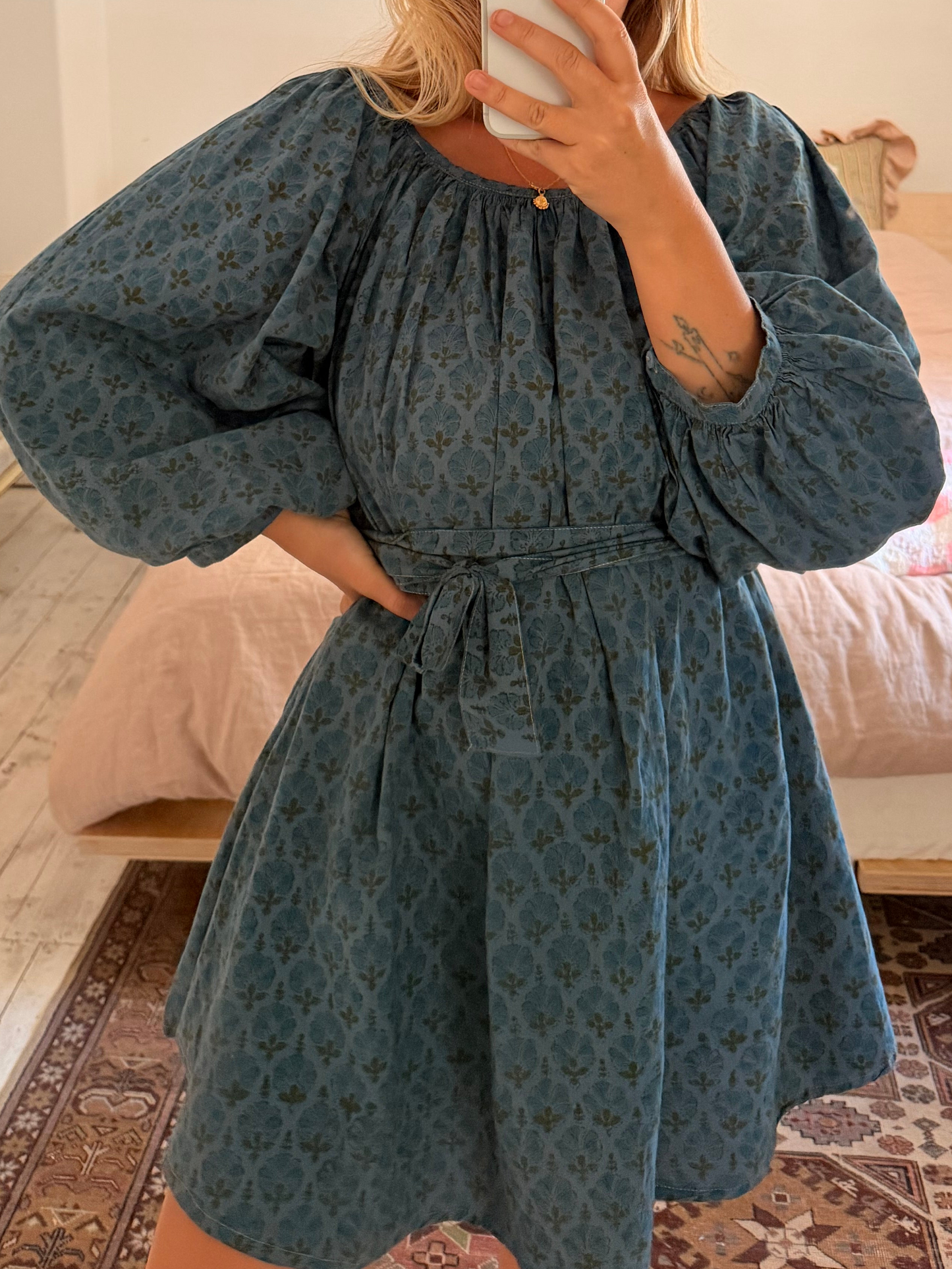 Mini Puff Sleeve Dress