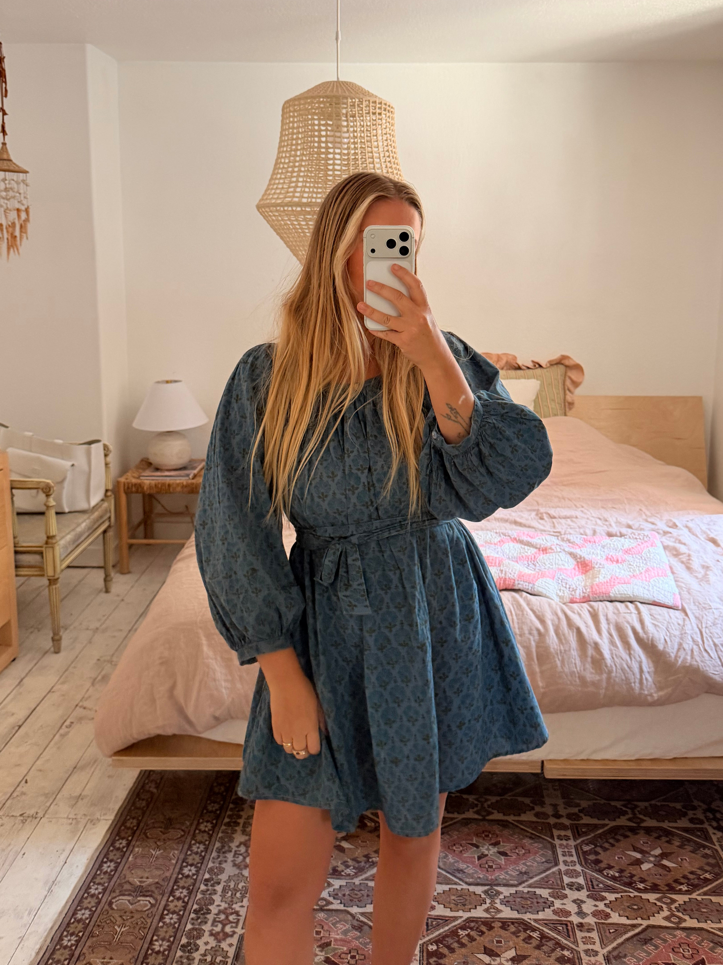 Mini Puff Sleeve Dress