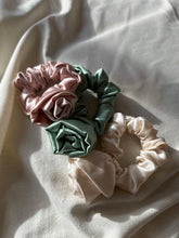 Load image into Gallery viewer, Mulberry Rose Silk Scrunchie
