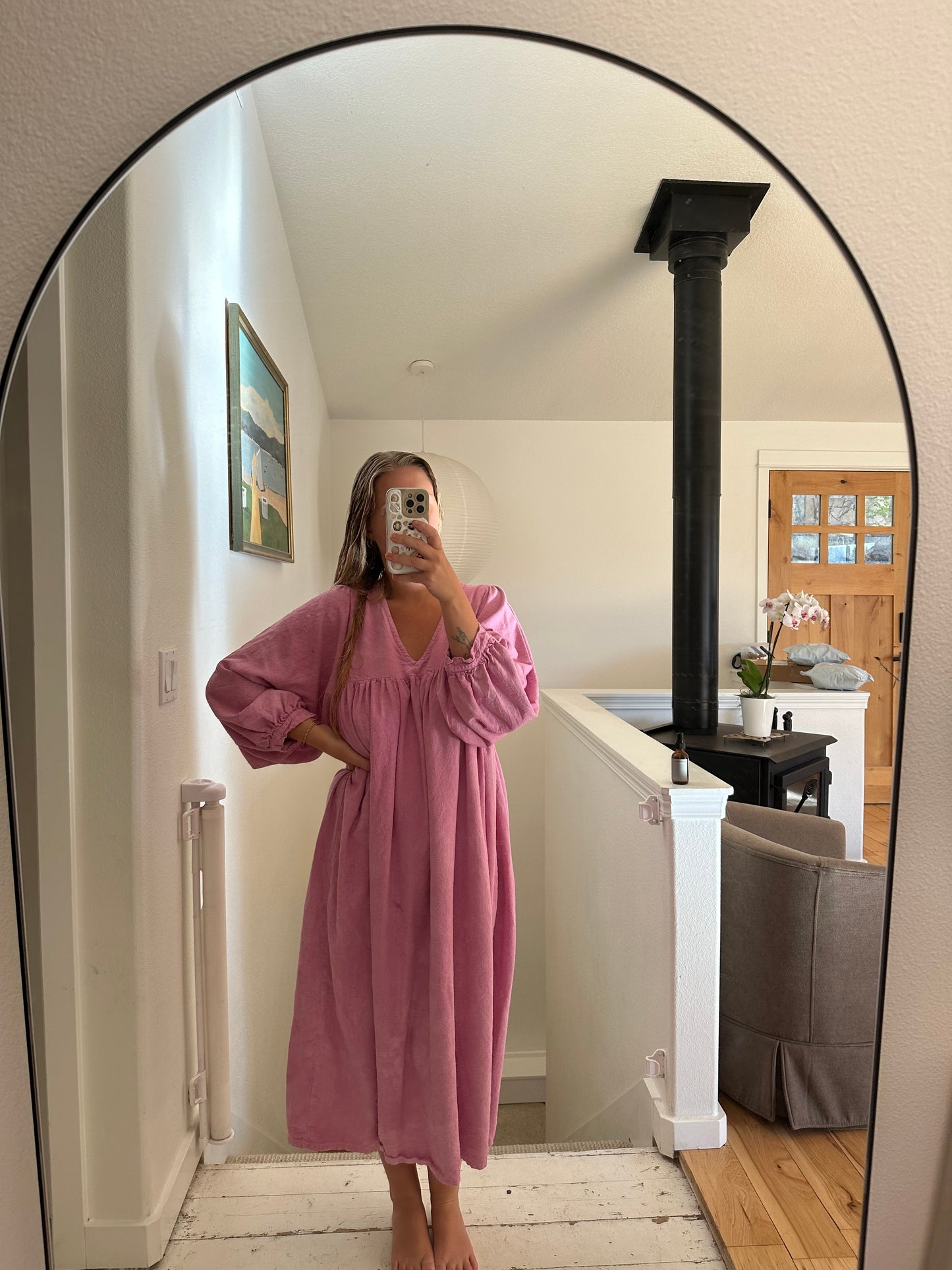 Small Batch of Dyed Raw Silk Dresses