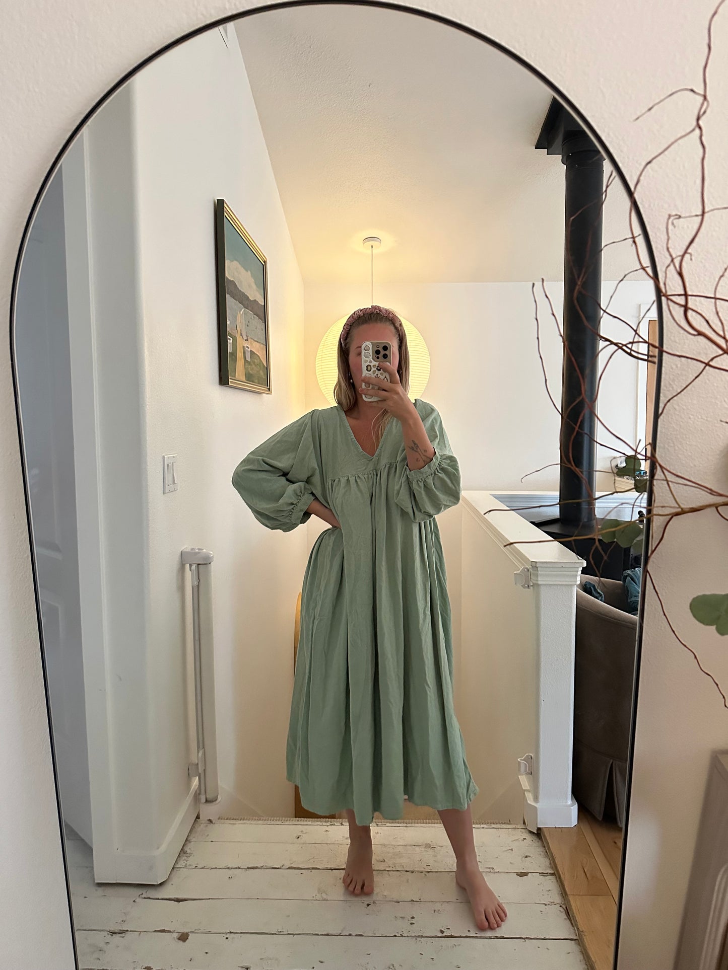 Small Batch of Dyed Raw Silk Dresses