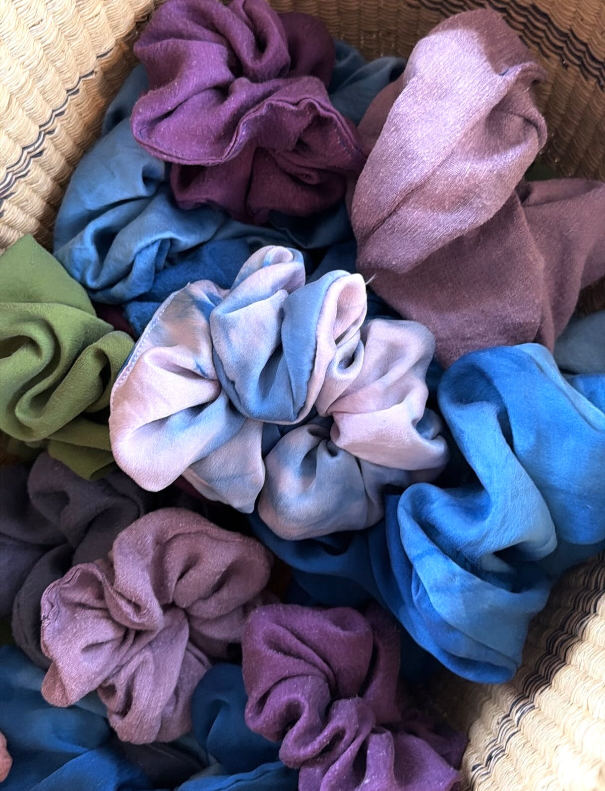 Signature Honeydove Silk Scrunchie
