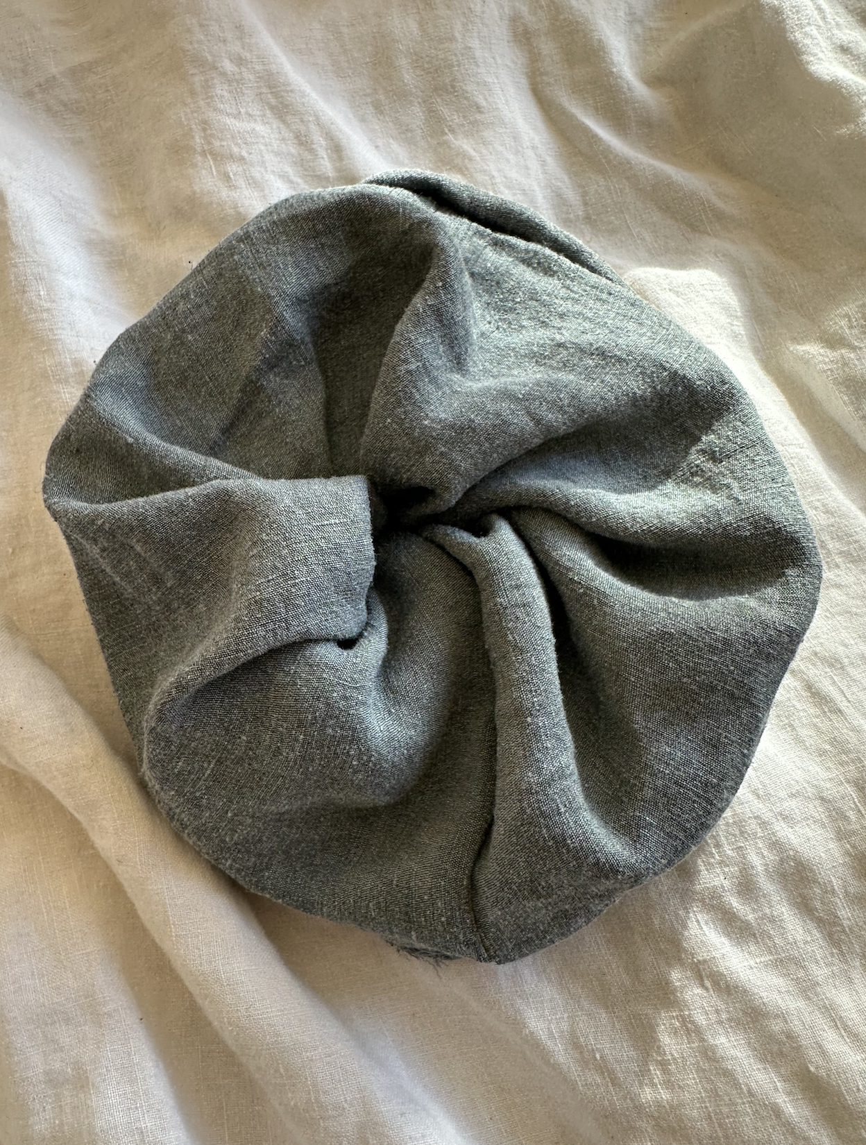 Signature Honeydove Silk Scrunchie