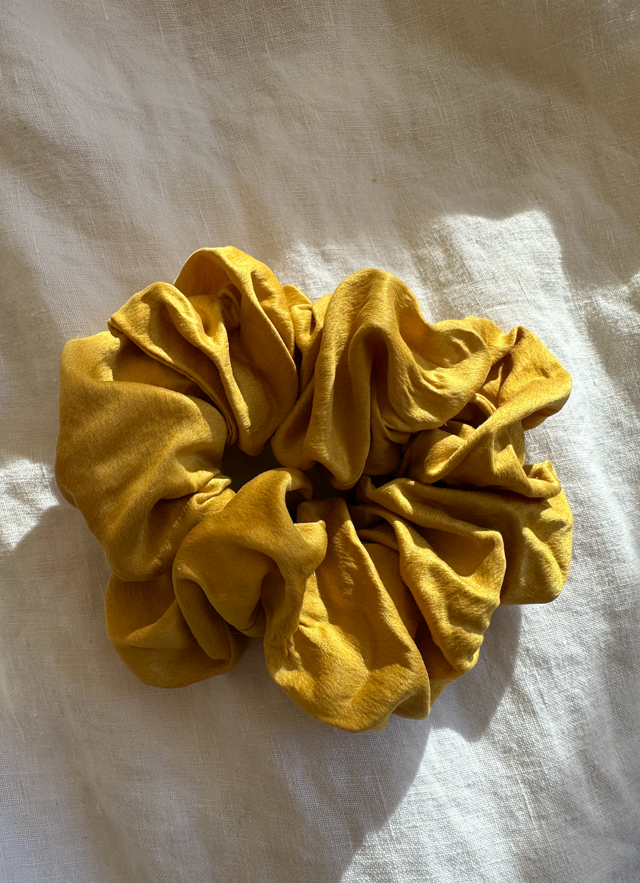 Signature Honeydove Silk Scrunchie