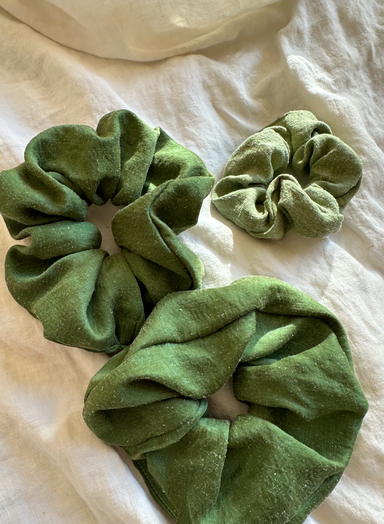 Signature Honeydove Silk Scrunchie