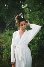 Load image into Gallery viewer, Honeydove Raw Silk House Robe
