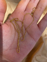 Load image into Gallery viewer, Dainty 18K Gold Fill Rope Chain
