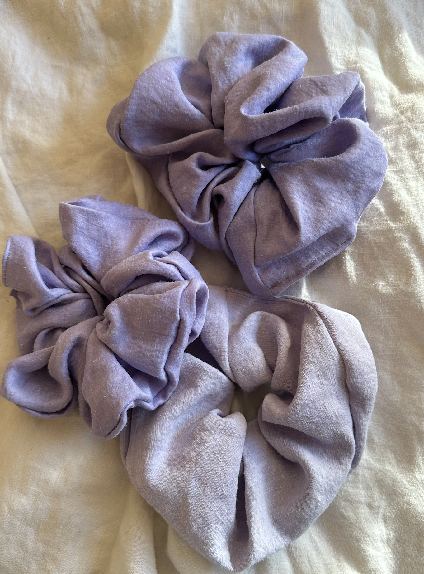 Signature Honeydove Silk Scrunchie