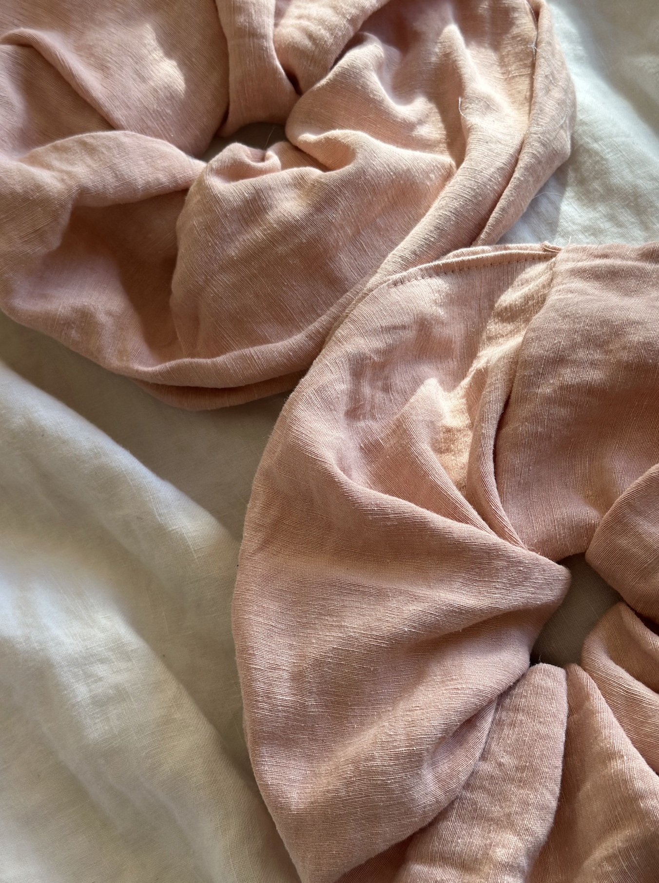 Signature Honeydove Silk Scrunchie