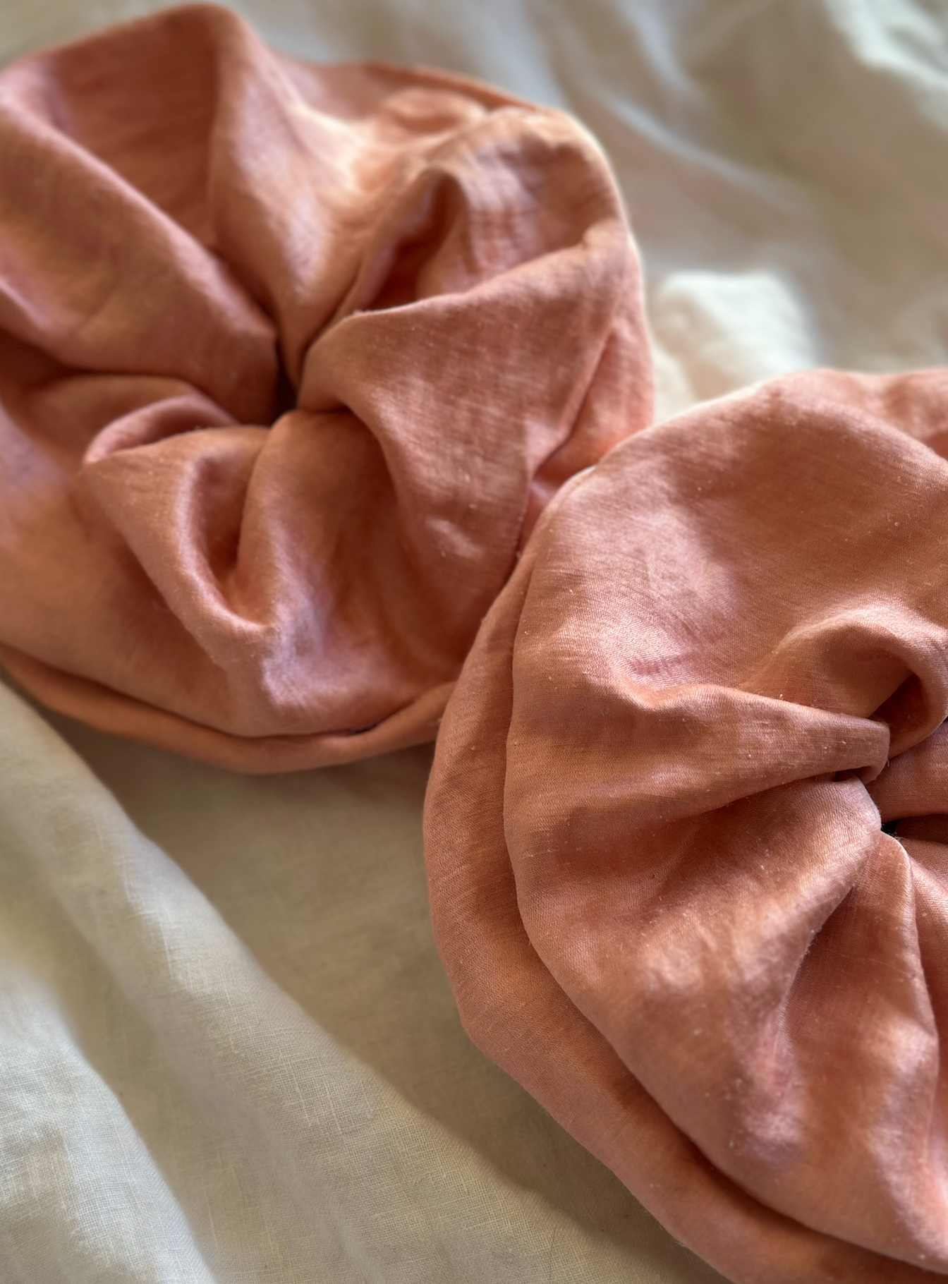 Signature Honeydove Silk Scrunchie