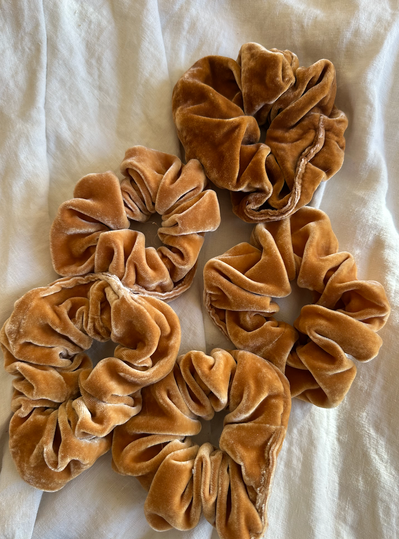 Signature Honeydove Silk Scrunchie