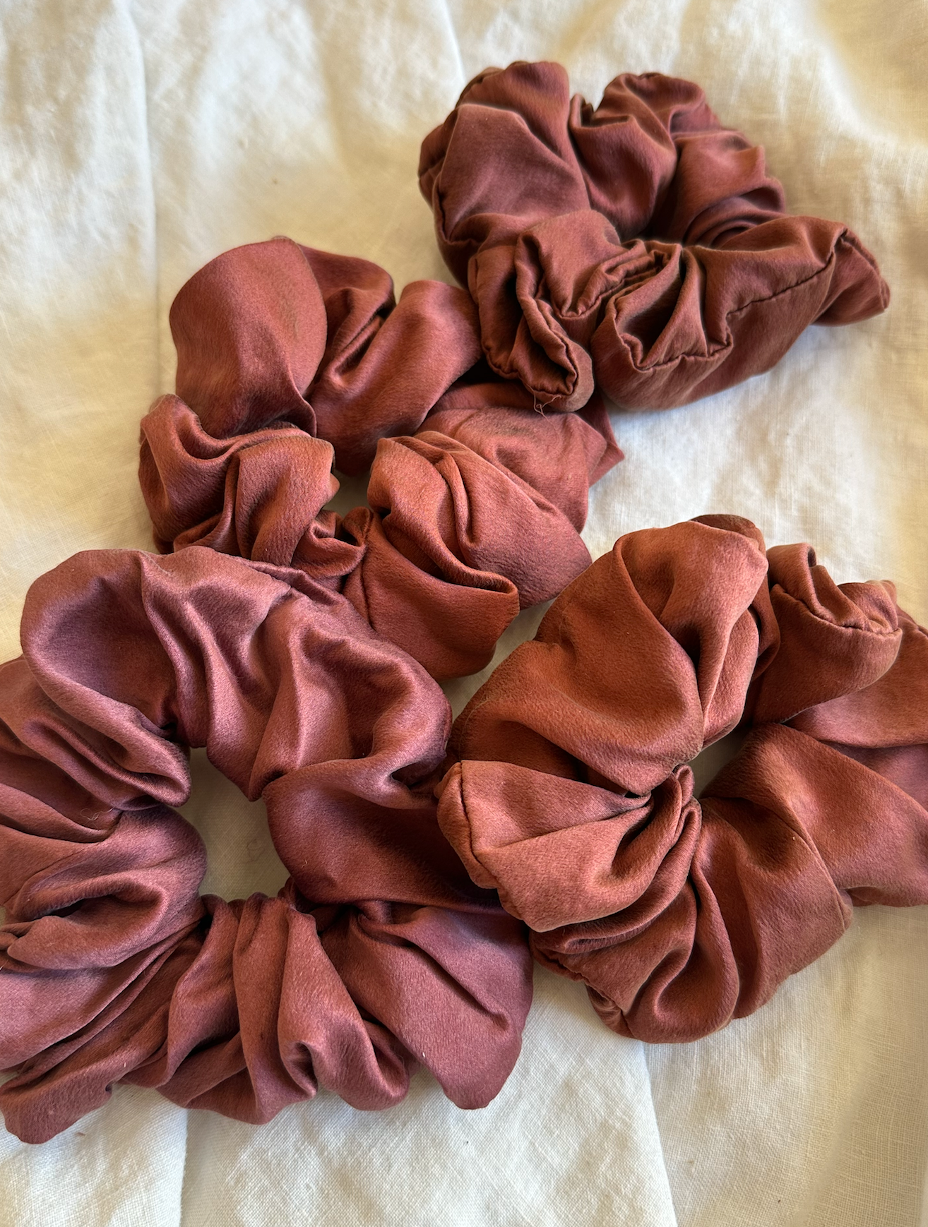 Signature Honeydove Silk Scrunchie