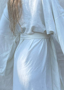 Honeydove Raw Silk House Robe