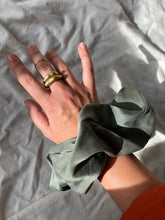 Load image into Gallery viewer, Signature Honeydove Charmeuse Silk Scrunchie
