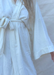 Honeydove Raw Silk House Robe