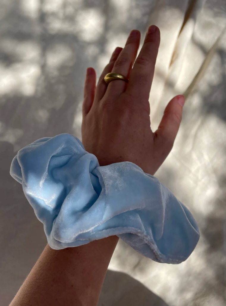 Signature Honeydove Silk Scrunchie