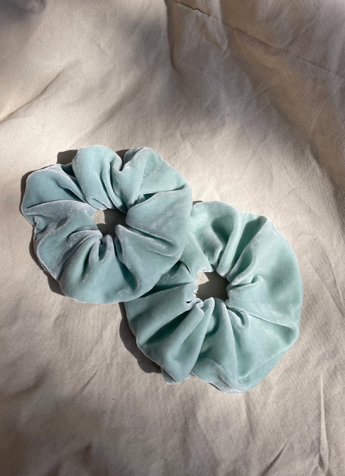 Signature Honeydove Silk Scrunchie