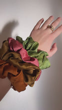 Load and play video in Gallery viewer, Small Scrunchies ~ Seasonal Colors
