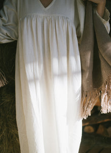 Raw Silk Cozy Dress
