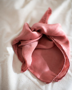 Desert Rose Pink Silk Scarves