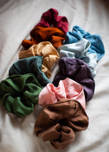 Load image into Gallery viewer, Signature Honeydove Charmeuse Silk Scrunchie
