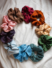 Load image into Gallery viewer, Signature Honeydove Charmeuse Silk Scrunchie
