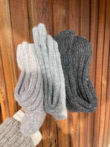Alpaca Chunky Knit Socks