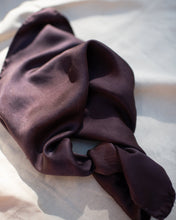 Load image into Gallery viewer, Earthy Plum Silk Scarf

