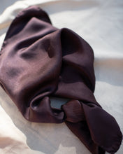 Load image into Gallery viewer, Earth Plum Silk Scarf
