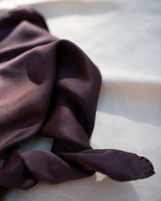 Load image into Gallery viewer, Earthy Plum Silk Scarf
